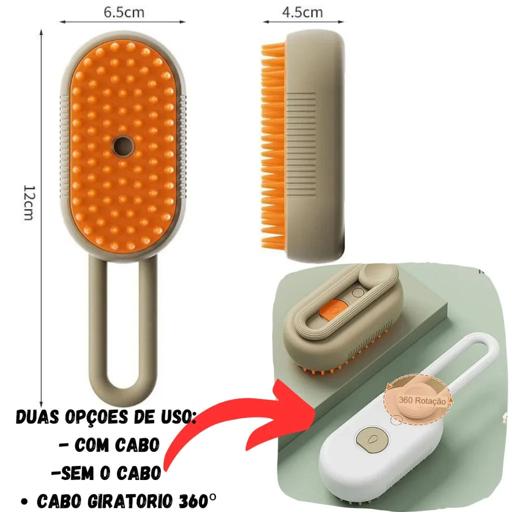 CleanPaw™ – Escova Inteligente de Limpeza e Remoção de Pelos.