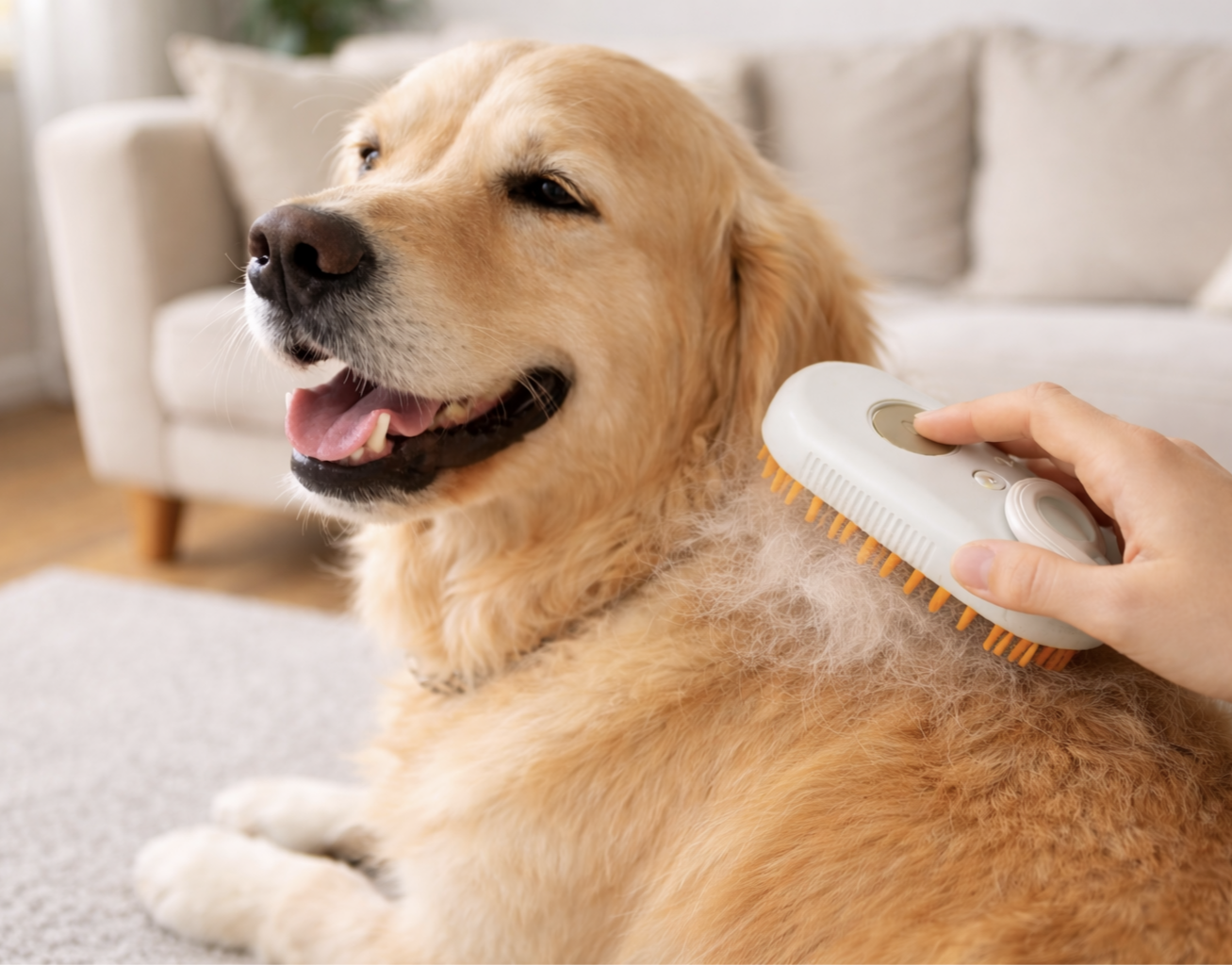 CleanPaw™ – Escova Inteligente de Limpeza e Remoção de Pelos.