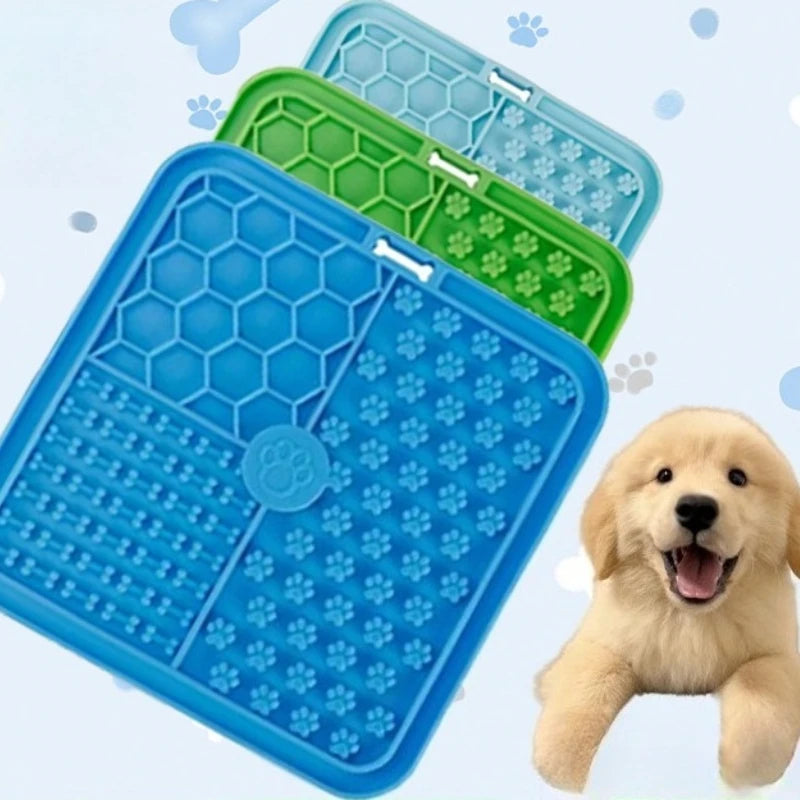 CalmaFlex™ – Tapete Calmante de Lamber para Cães