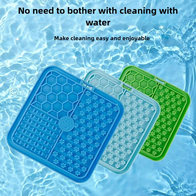 CalmaFlex™ – Tapete Calmante de Lamber para Cães