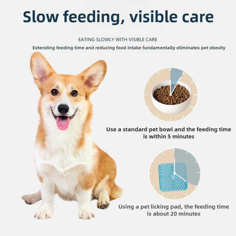 CalmaFlex™ – Tapete Calmante de Lamber para Cães