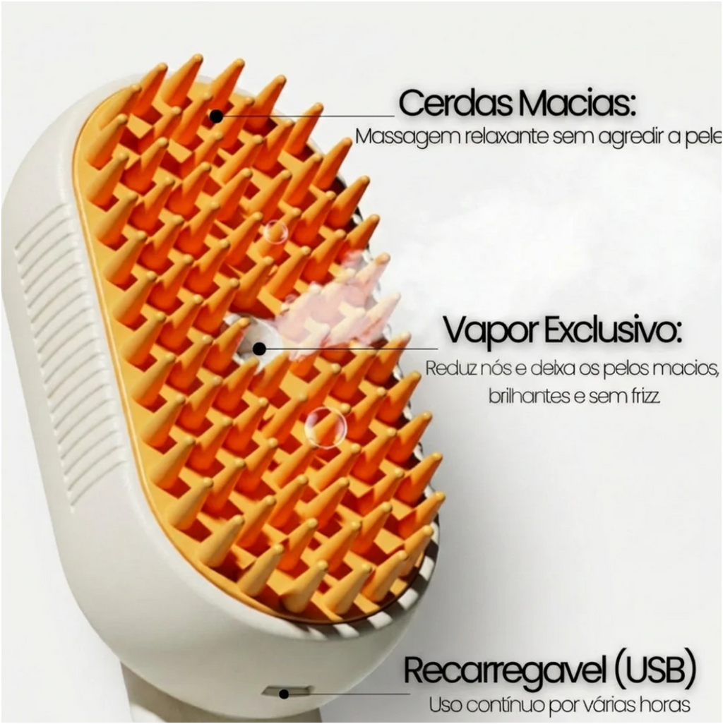 CleanPaw™ – Escova Inteligente de Limpeza e Remoção de Pelos.